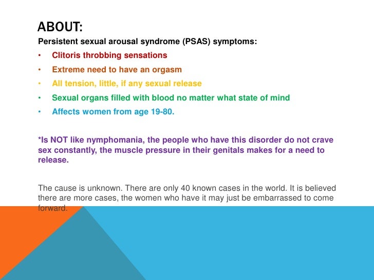 Porno Foutu Sex What Is Persistent Sexual Arousal Syndrome